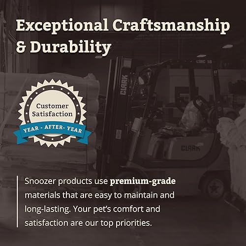 Miniatura 7 de Snoozer Cama acogedora para mascotas de lujo, colección Wag, extra grande - Pedigree Denim