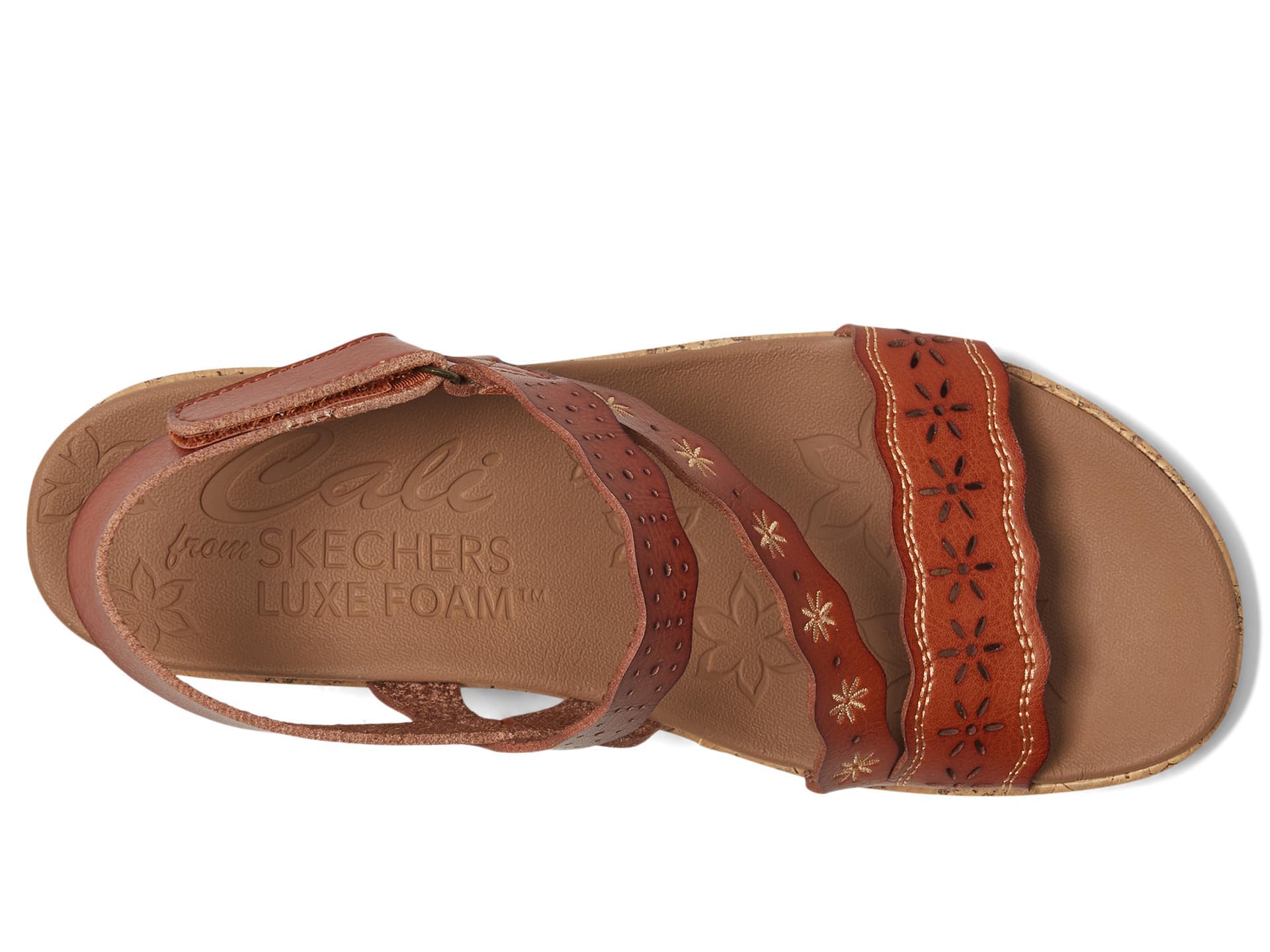 Skechers Damskie sandały na koturnie Beverlee-Cherished Aura
