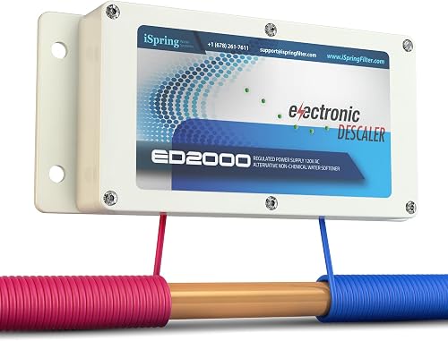 iSpring ED2000 Détartrant d'Eau pour Toute la Maison, Con…
