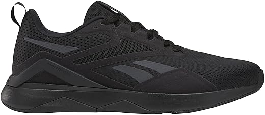 Reebok Men's Nanoflex 2 Trainig Sneaker, Black/Cold Grey, 9