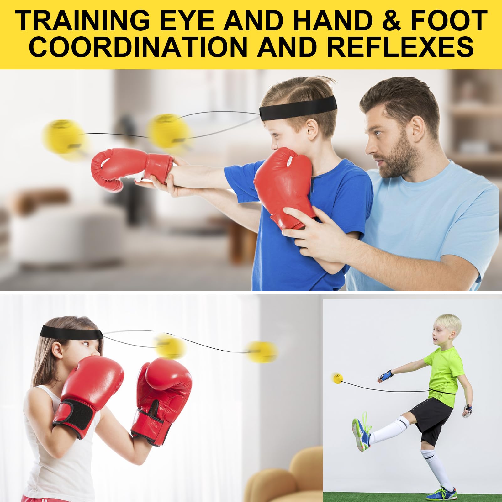 Funny Gift Ideas for Kids & Teen Boys - Unique Graduation & Birthday Gifts for Him, Boxing Game Hand-Eye & Foot Coordination Sport Training, Cool Party Favor & Summer Activity Gift for Children