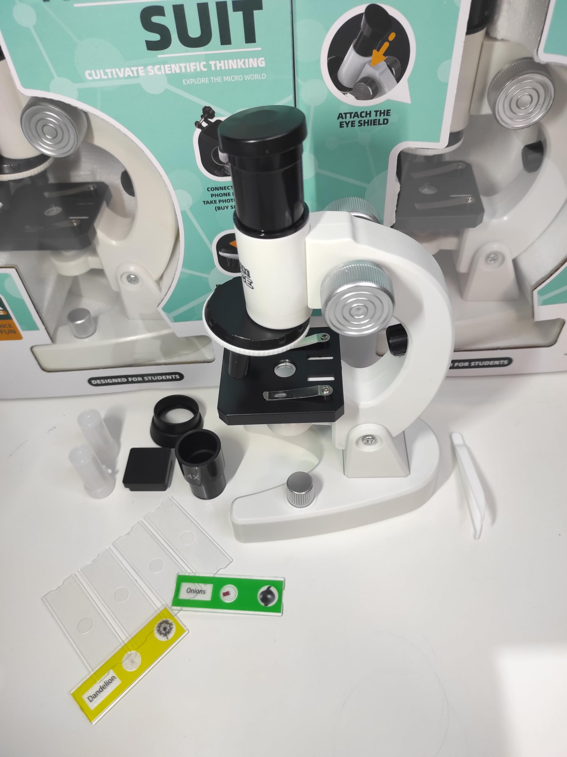 MayMax Microscopio Digital para Ninos con Pantalla, Juguete Educativo de Ciencia con Aumentos y Luz LED, Explora Insectos Plantas y Minerales, Aprendizaje Divertido en Casa y Escuela