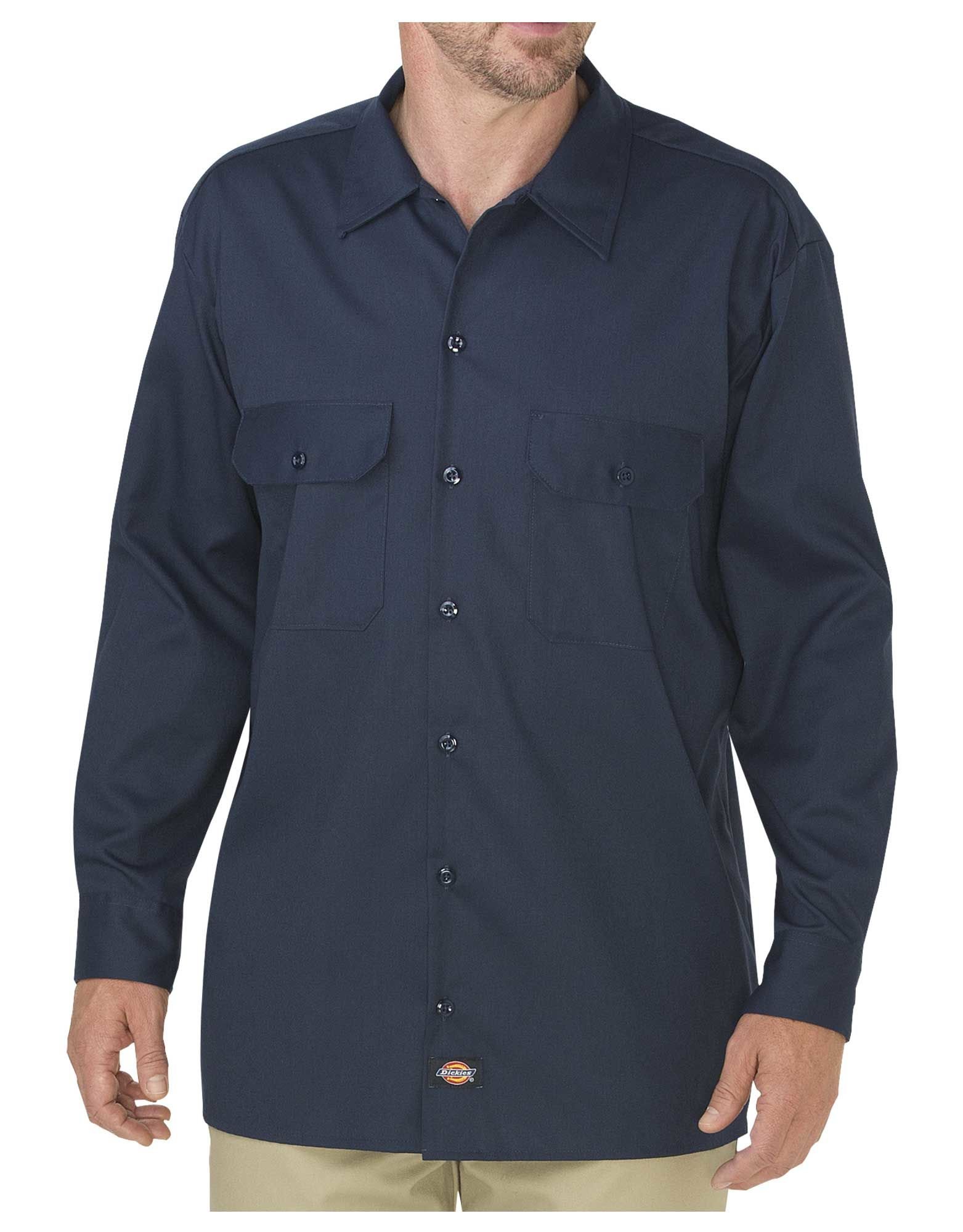 Men's Long Sleeve Flex Twill Work Shirt