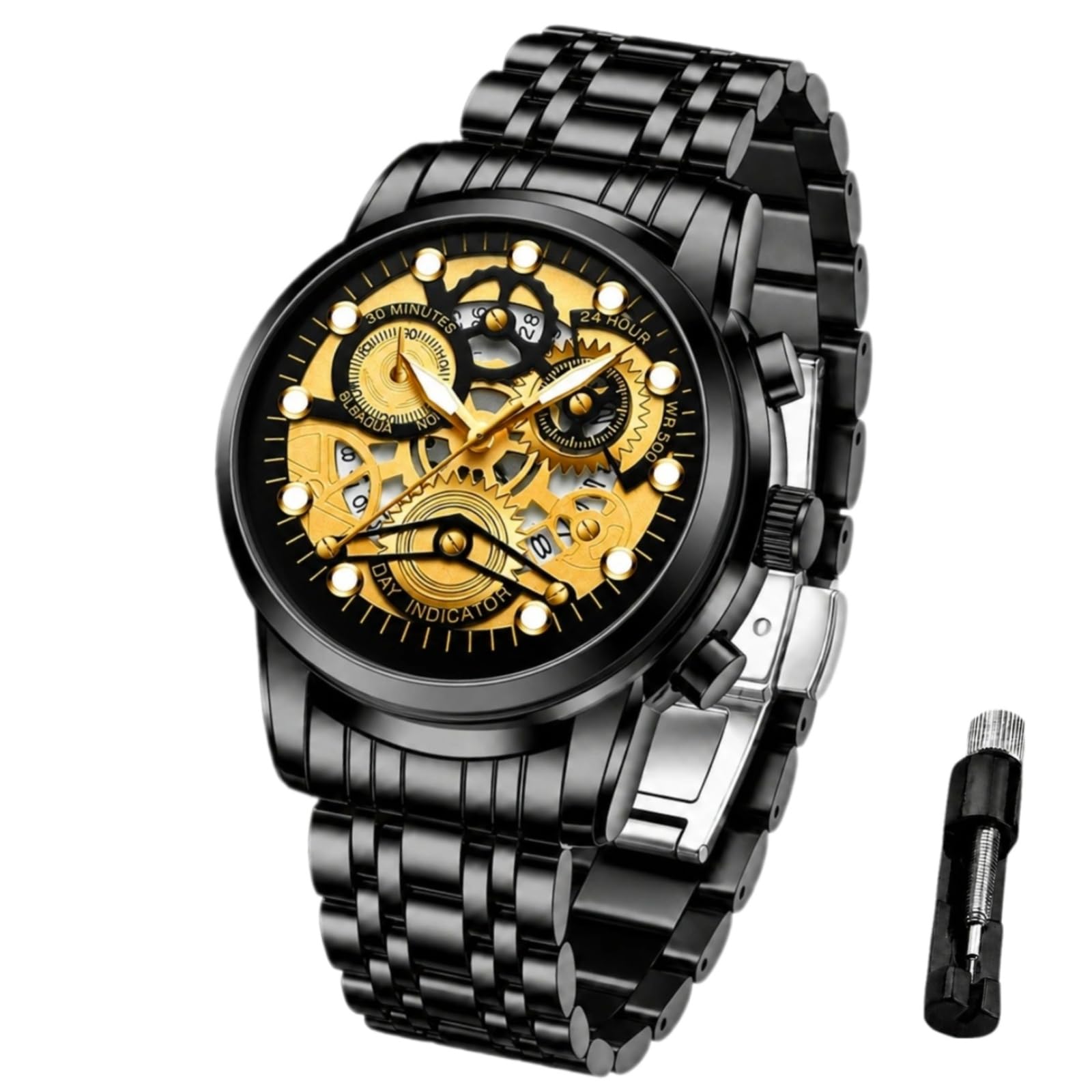Photo 1 of Vetra Men's Skeleton Chronograph Watch