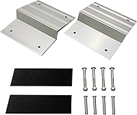 MaxxHaul 80439 Aluminum Ramp Top Kit 2-Pack: Convert 2x8 Boards to 1400 lb Non-Skid Loading Ramps with Tailgate Pads