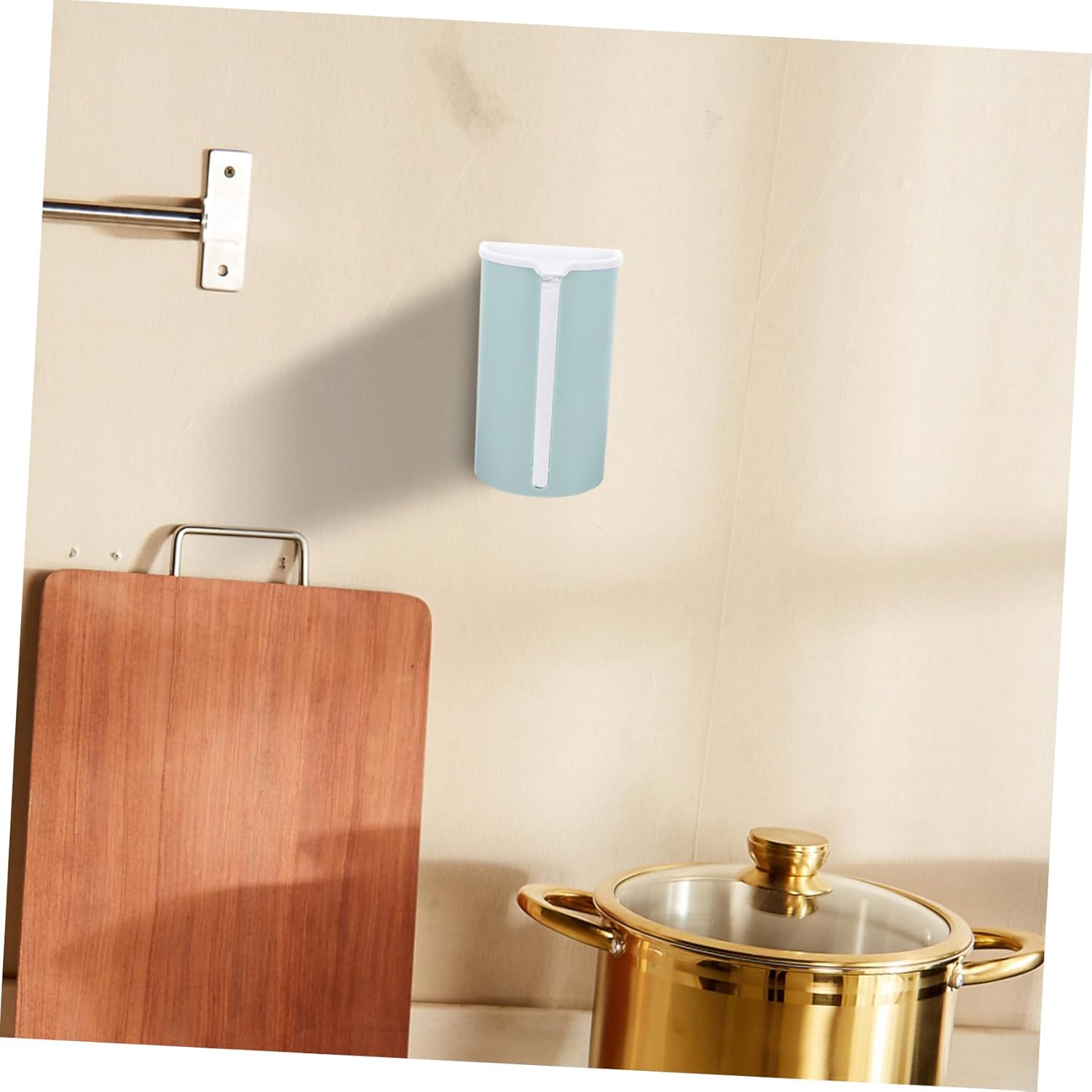 Box Tissue Dispenser Recycling Grocery Pocket Waste Bag Dispenser Toilet Paper Dispenser Garbage Bag Holder Grocery Bag Container Wall Mount Bag Saver Trash Bag Holder