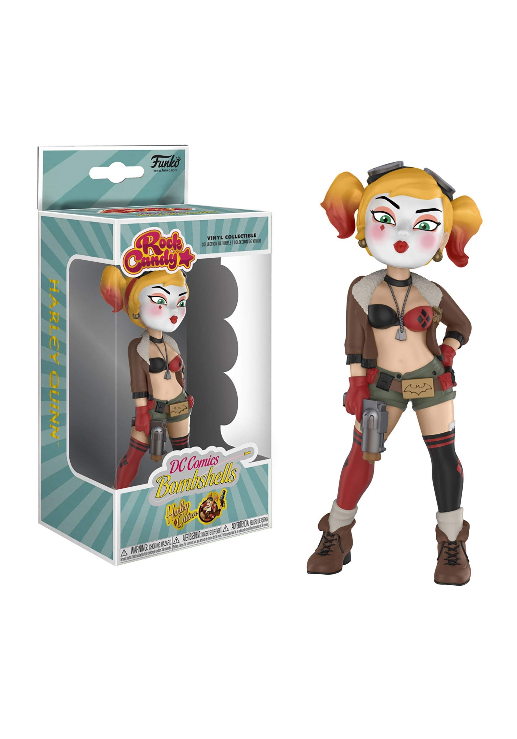 Funko Rock Candy: DC Bombshells, Harley Quinn, Multicolor