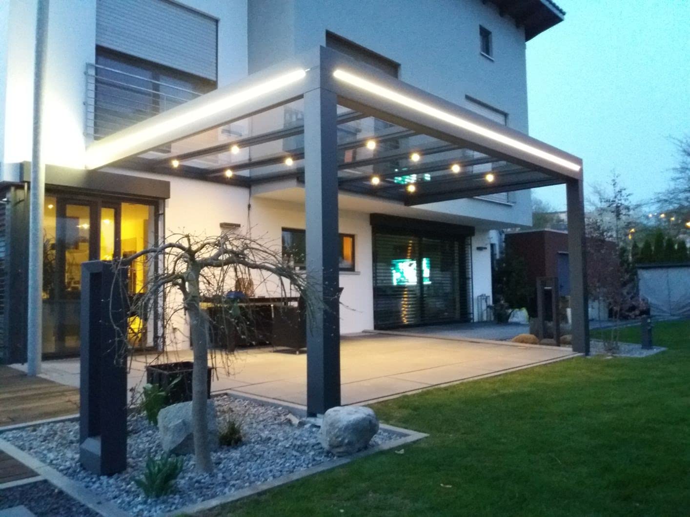 Mini foco LED empotrable de 3 W, aluminio, IP65, resistente al agua, 3000 K, blanco cálido, regulable con radio, iluminación interior y exterior, ideal para tejado de terrazas, baños, etc. (plata, 10