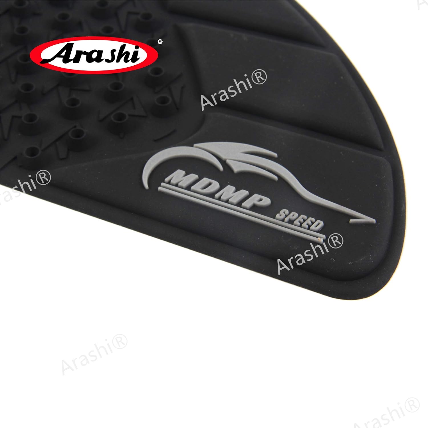 Arashi Black Gas Fuel Tank Side Pads Protector Knee Grip Traction for Suzuki GSXR 1000 2017-2022 L7