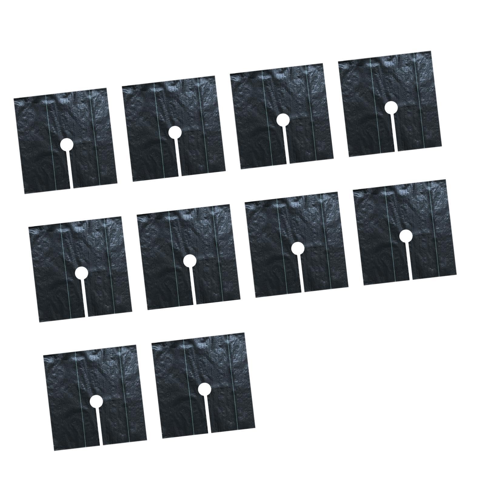 perfk 10 Piezas de Cuadrados de para árboles de malezas, de protección para árboles, Cobertura del Suelo del jardín, Tela, 1mx1m