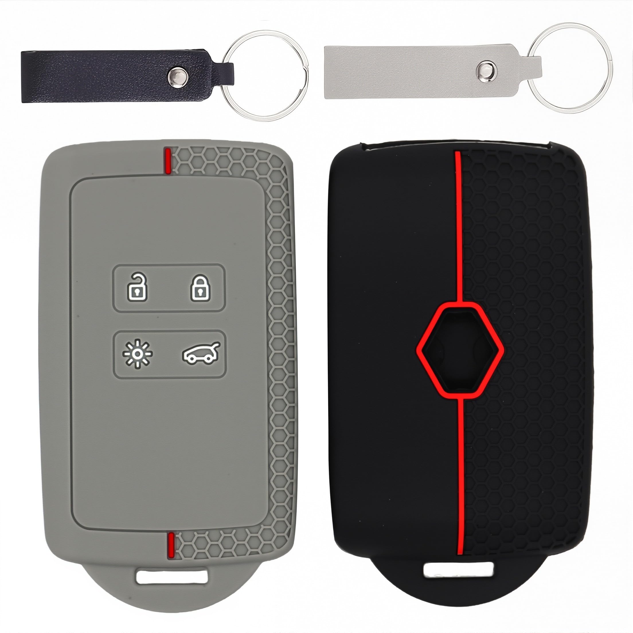Autoschlüssel Hülle Kompatibel mit Renault Clio Megane Koleos Twingo