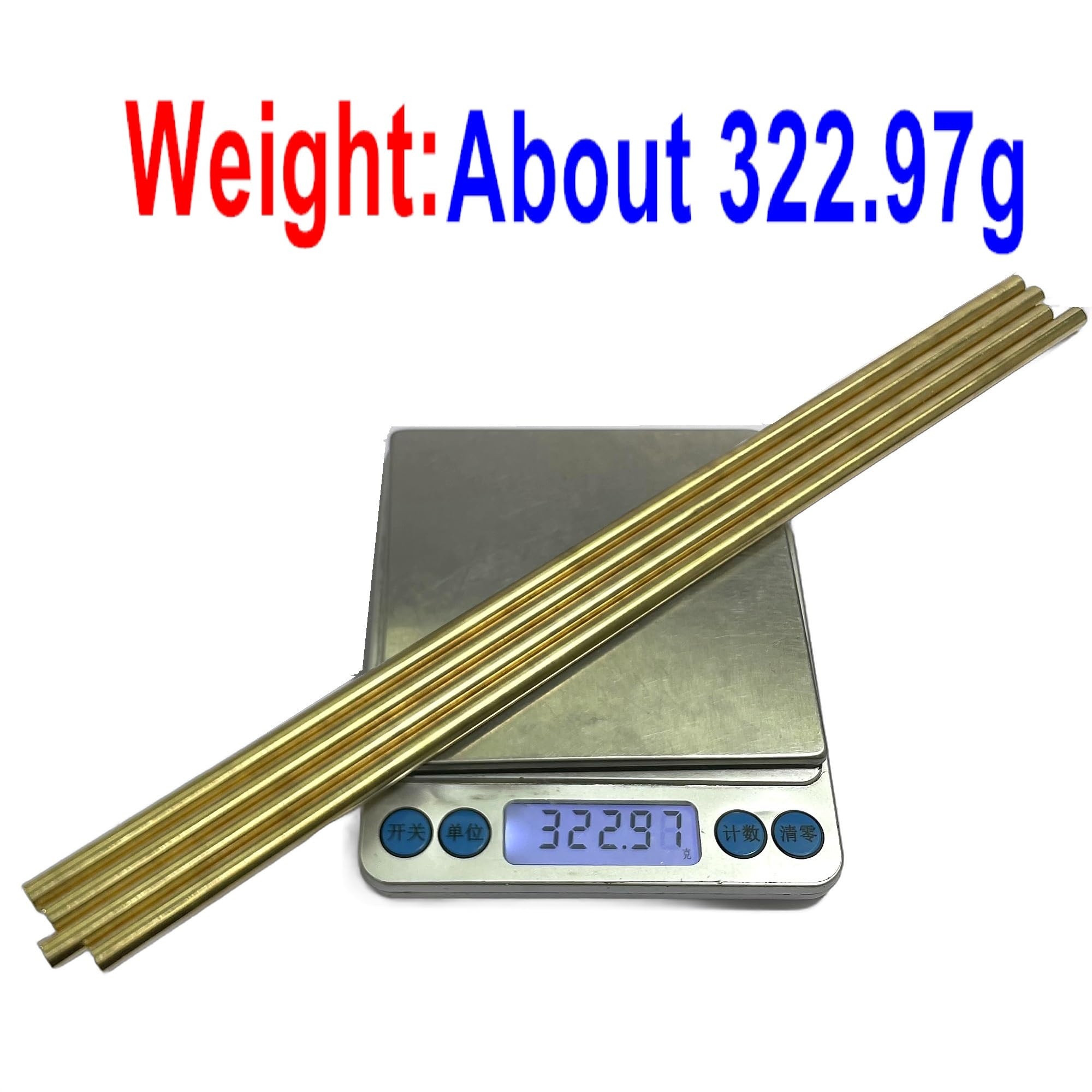 Brass Rods for Crafts - 1/4 x 12 Inch -4