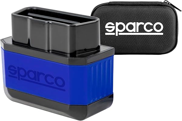 Sparco Dispositivo di diagnosi per auto multimarca OBD2 Scanner Bluetooth 5.2 per iOS e Android Lettore di codici di errore DTC Cancellazione dei guasti del motore Monitoraggio in tempo reale - 1