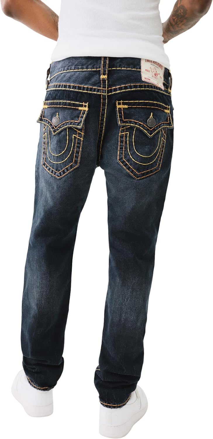 True Religion Men's Rocco Super T Flap 1/2" 32" Inseam