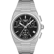 Tissot PRX, Swiss Quartz Chronograph, 41mm, Black Dial, Mens Watch