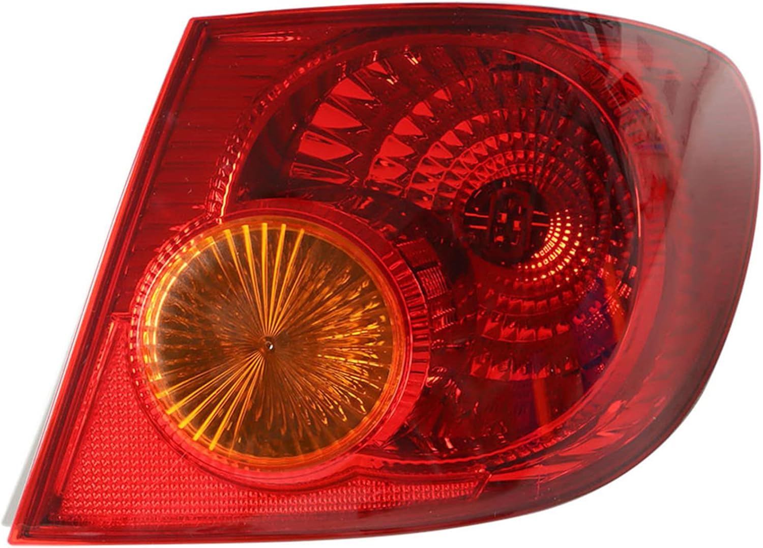 1-Pack RH Tail Light Assembly Replacement for Corolla 2003-2008 Outer Passenger Side