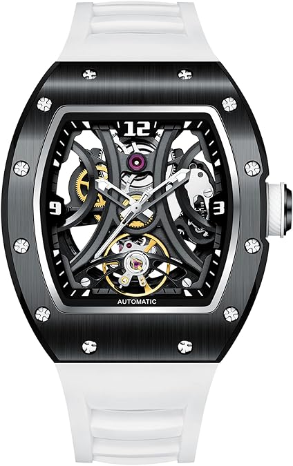 Paras Crown Automatic Watches for Men Mechanical Watch Stainless Case 50M Waterproof Fashion Luxury Wrist Watches for Men Paras Crown Automatic Watches for Men Mechanical Watch Stainless Case 50M Waterproof Fashion Luxury Wrist Watches for Men