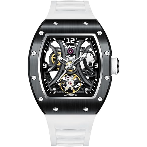 Paras Crown Automatic Watches for Men Mechanical Watch Stainless Case 50M Waterproof Fashion Luxury Watches for Men