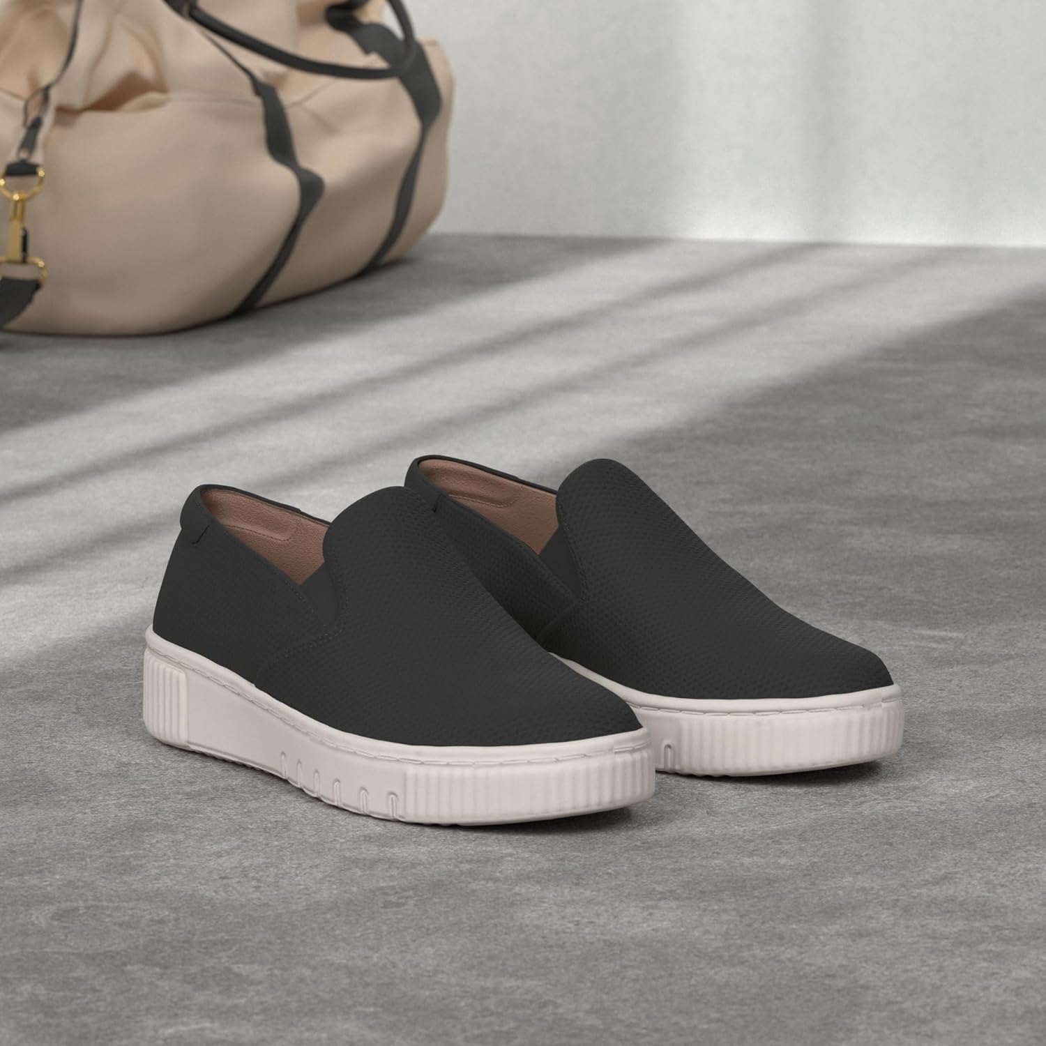 SOUL Naturalizer Women’s Tia Platform Slip On Fashion Sneaker - Image 2