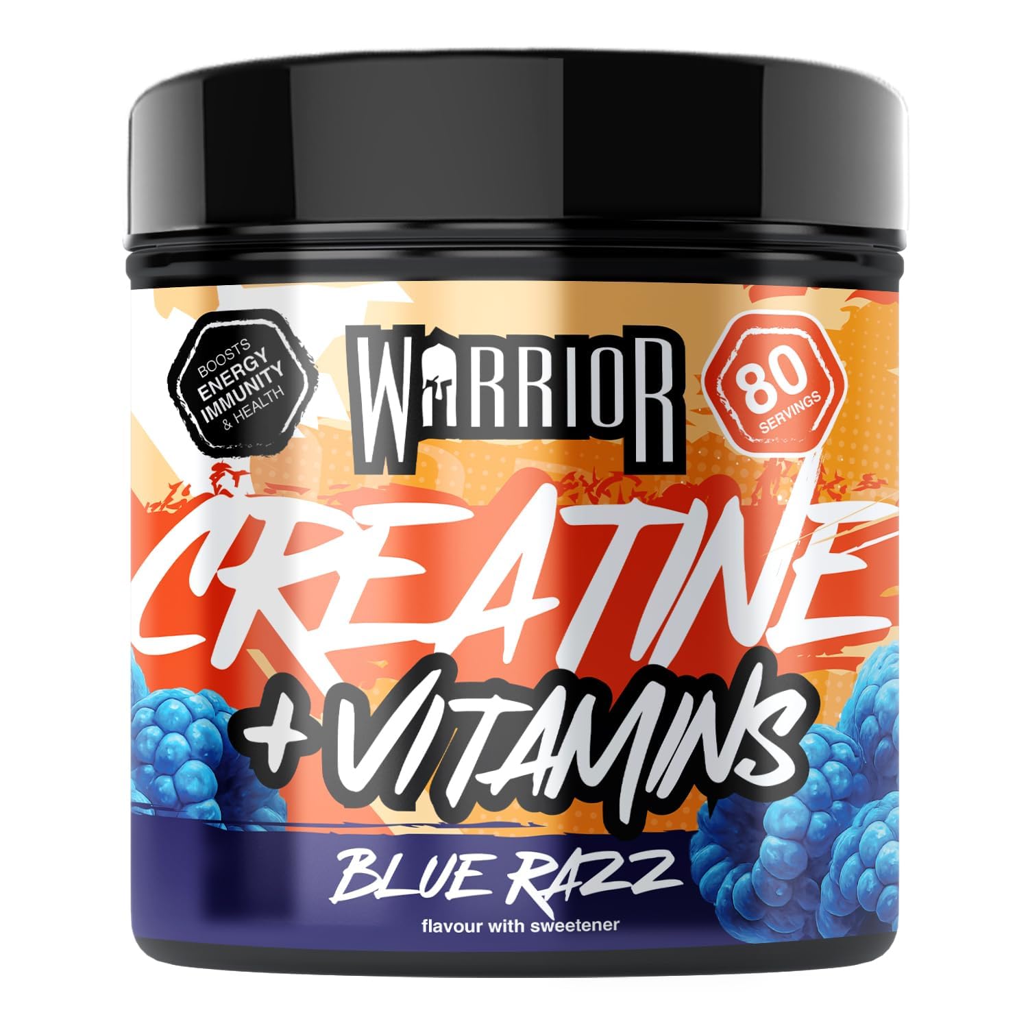 Warrior Creatine Plus Multivitamin 360g Daily Energy Supplement