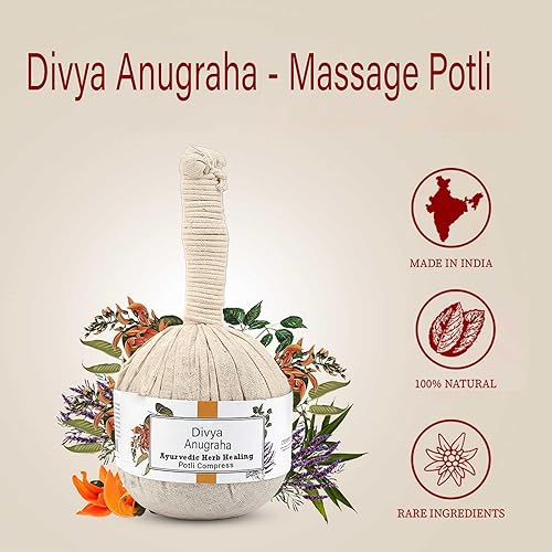 Miniatura 5 de Masajeador manual de hierbas ayurvédicas 100% naturales, alivio del dolor, rodilla, relajación muscular, cuello, espalda, piernas, aumenta la