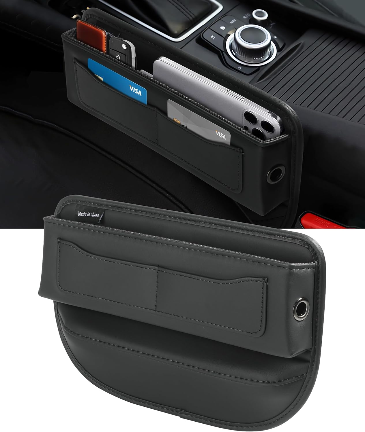 ESEWALAS Car Seat Gap Filler,Multifunctional Car Organizer