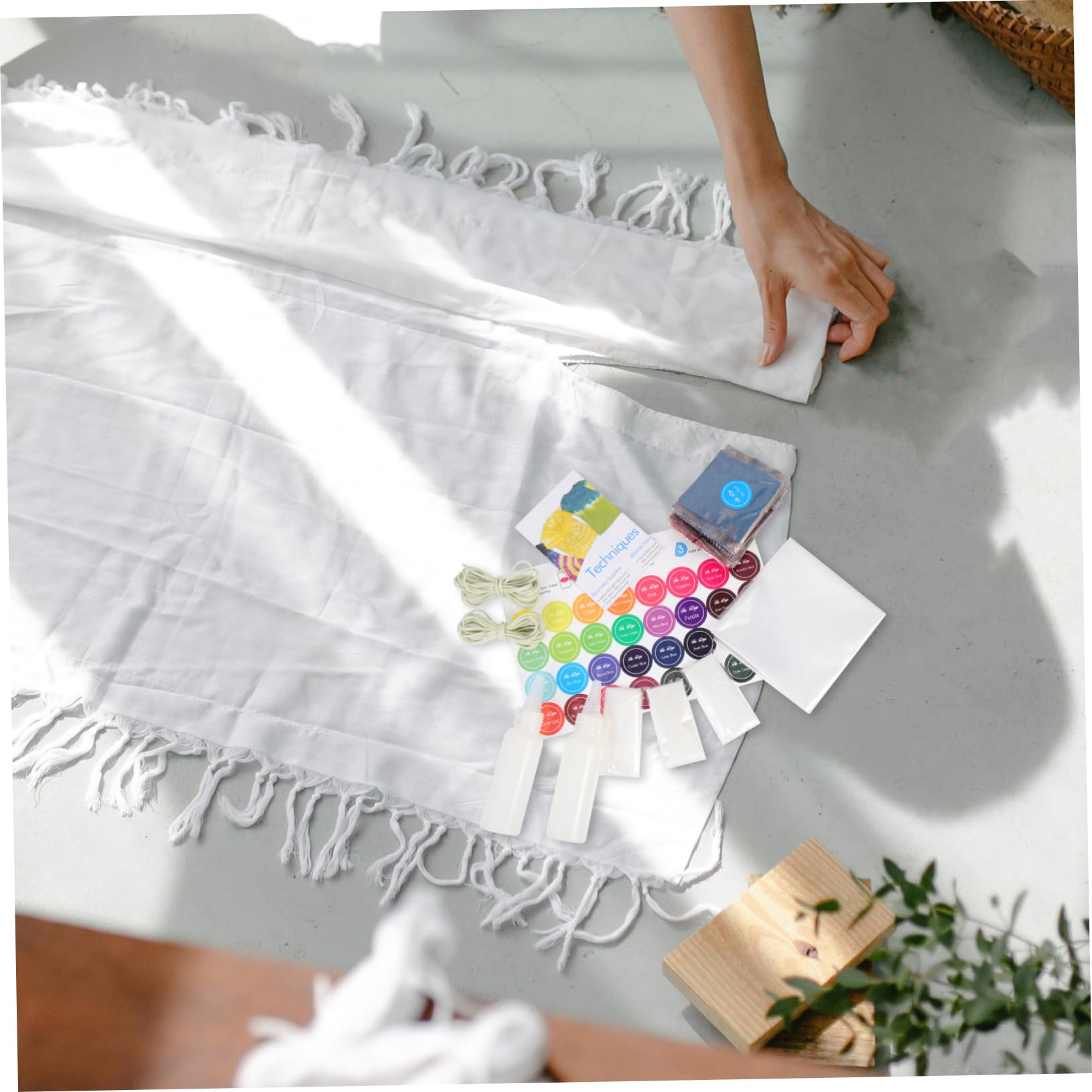 Artibetter Traje Teñido Anudado Polvo Para Teñir Kit Para Teñir Mayor Para Fiestas De Teñido Nudos Suministros Para Ropa