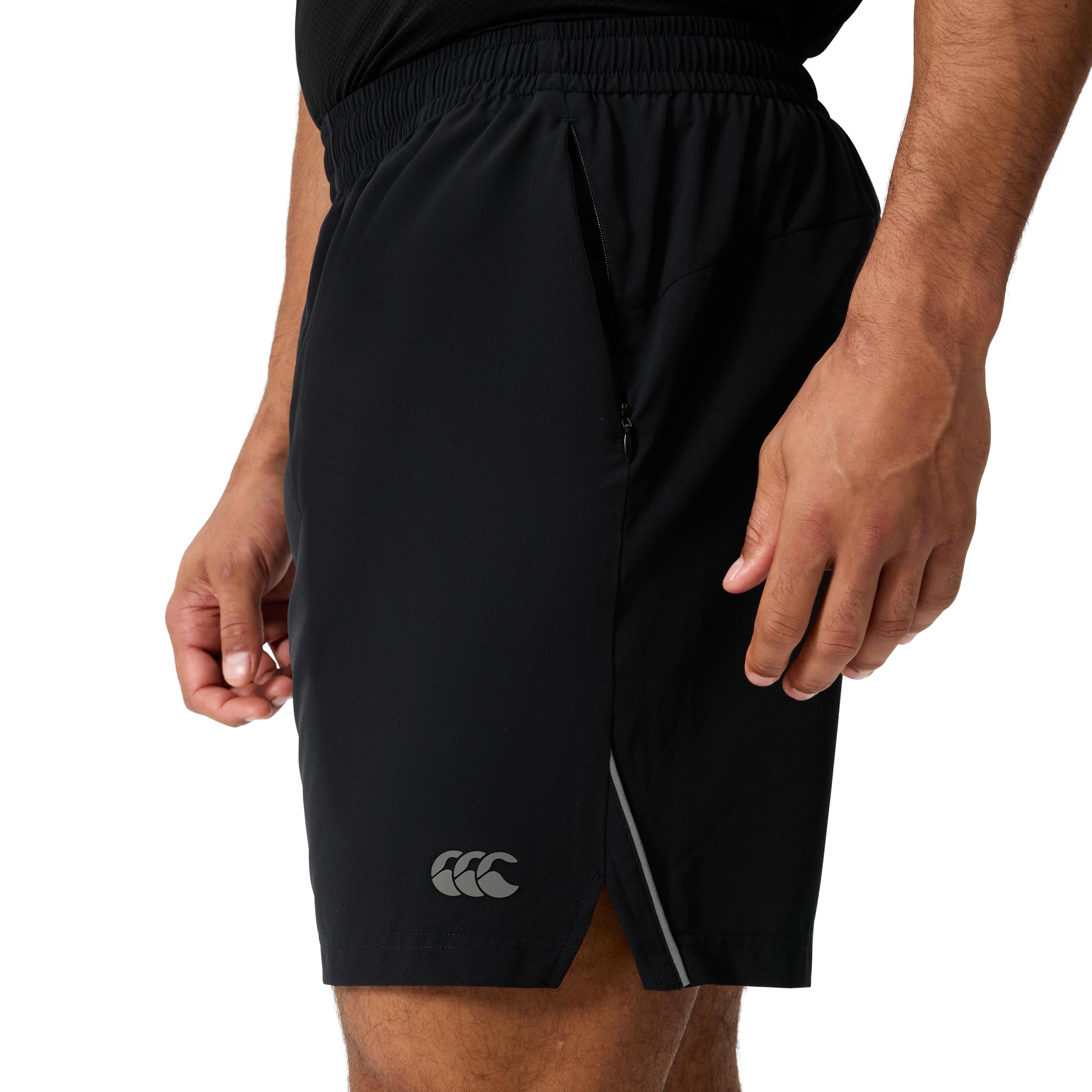 Canterbury Tempo Training 7" Pantalones Cortos para Hombre, Negro, XXL