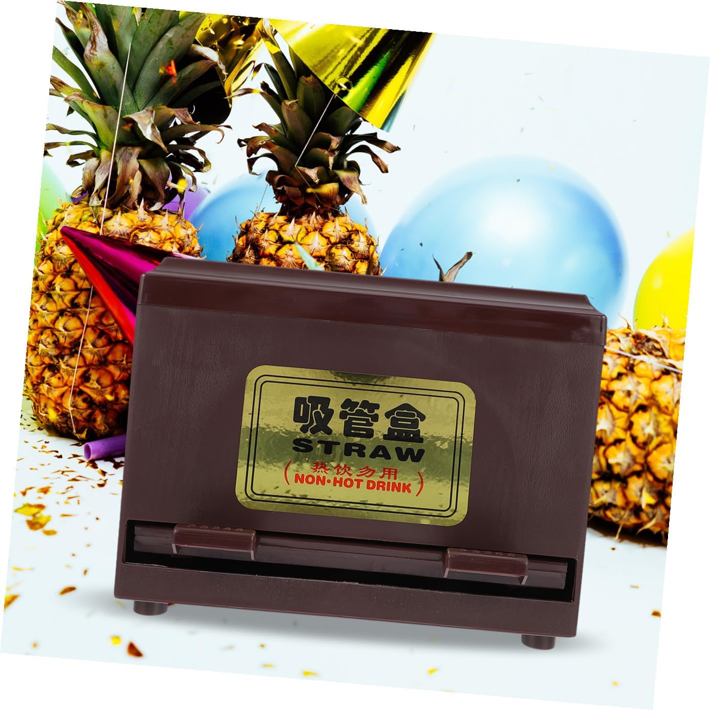 Thick Extra Long Party Straws Straw Storage Box Practical Dispenser Box