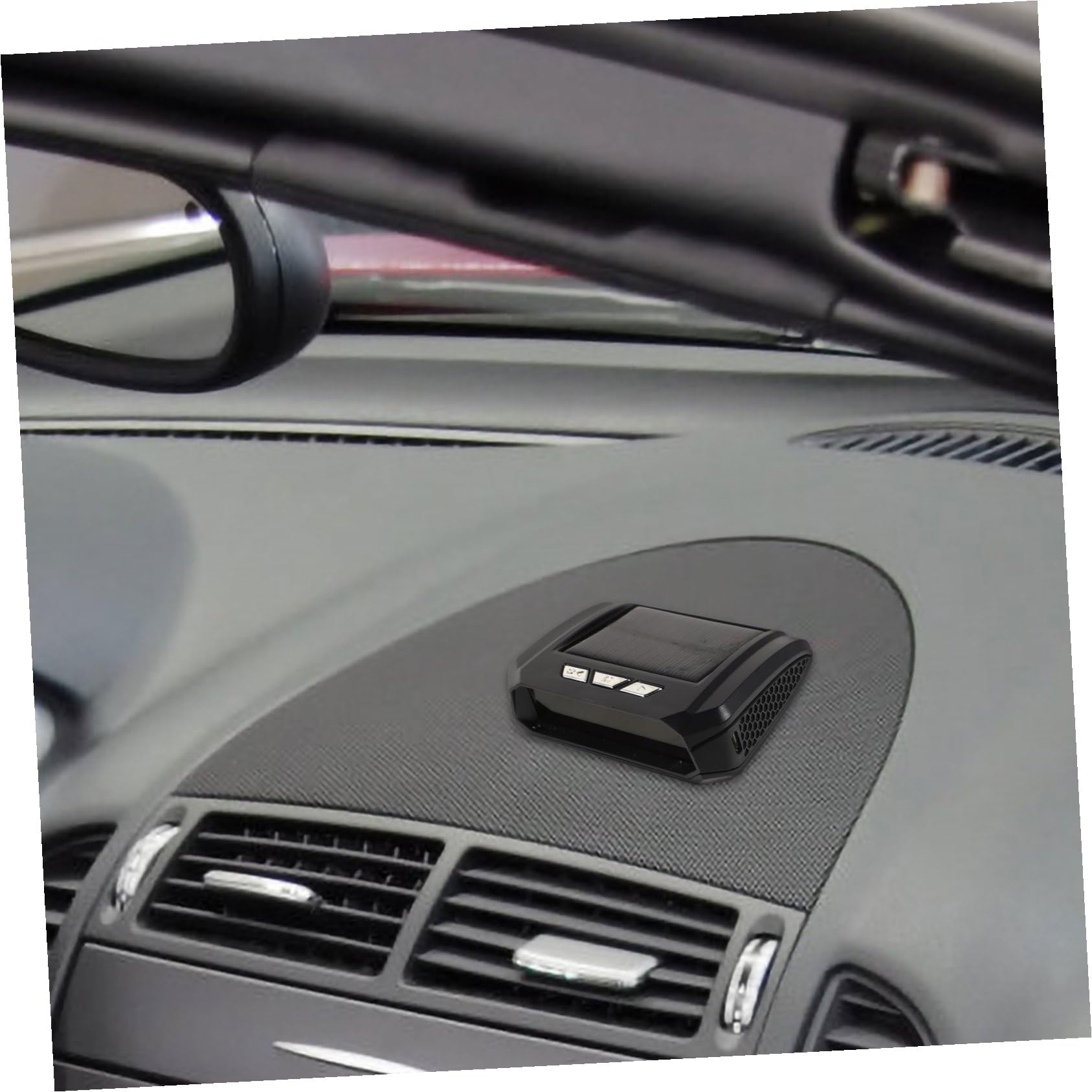 Reloj Digital para Coche con Pantalla de Temperatura y Fecha, Multifuncional, Pequeño y Compacto para Salpicadero, Fabricado en Abs y Componentes Electrónicos