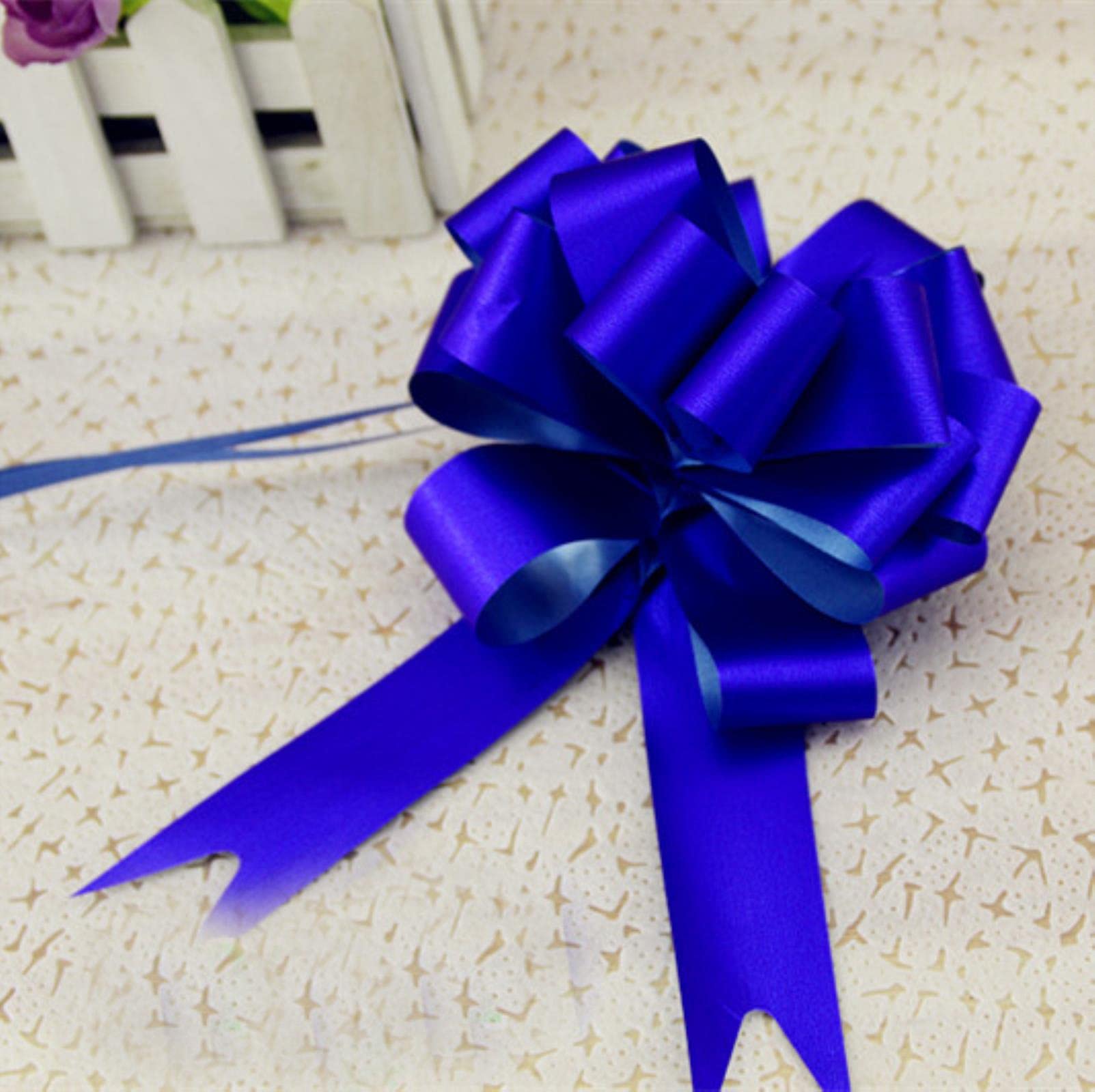 Ruban Satin 10 Mm X 22 M – Lot De 3 Couleurs (noir, Rose, Bleu) Pour Emballage Cadeau, Décoration Fête, Mariage Et DIY - 3