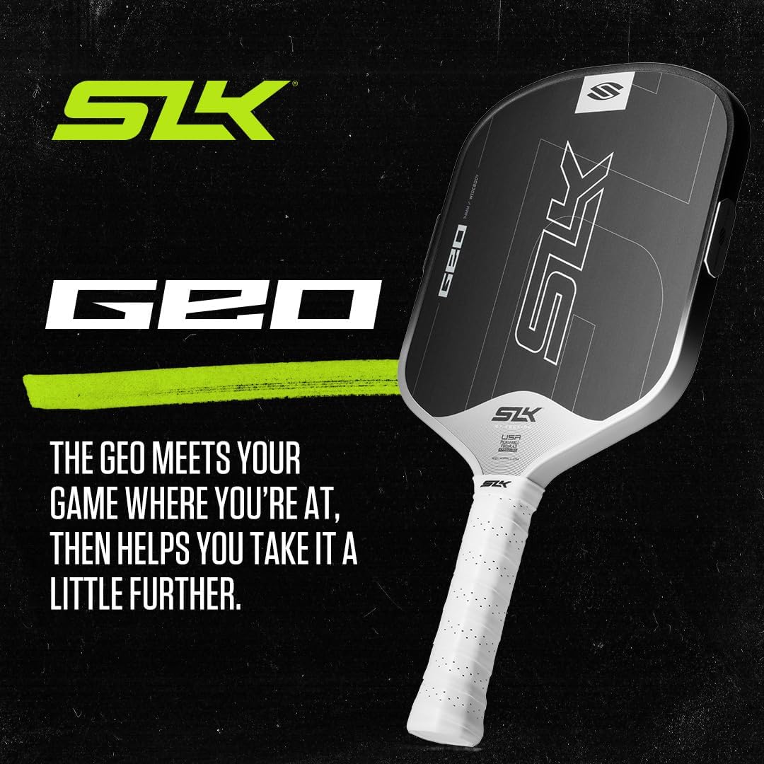 Selkirk Sport SLK Geo Pickleball Paddle | T700 Raw Carbon Fiber Pickleball Paddles | Massive Sweet Spot & Balance with Rev-Pro Core