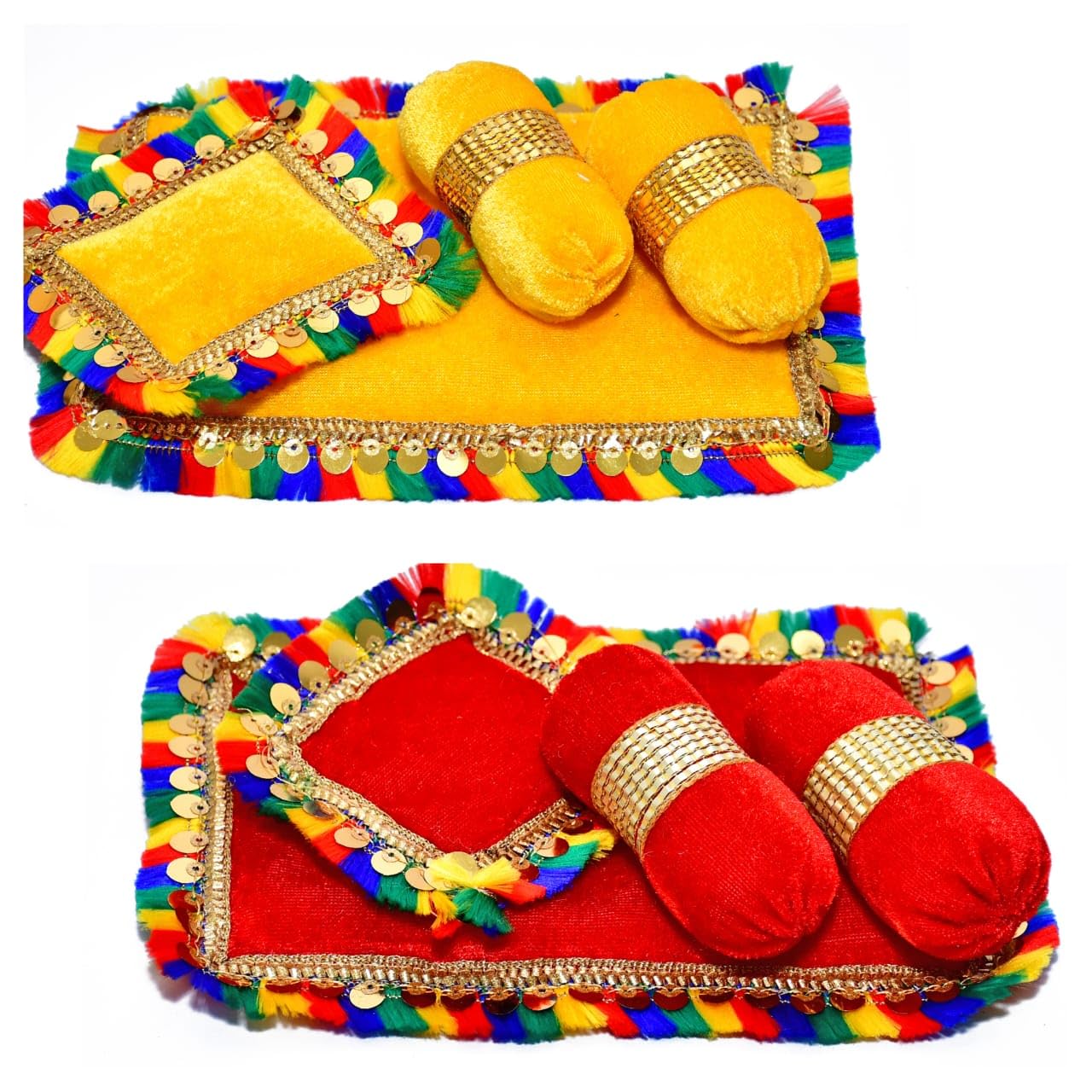 Laddu Gopal Bedding Set - Royal Velvet Design -22