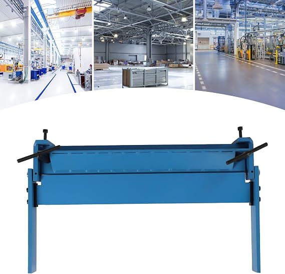 Sheet Metal Bender Folder, Manual Bending Machine, Portable Metal Bender, 95° Bending Brake Machine, 450mm Metal Working Tool, for Carbon Steel, Copper Plate, Aluminum Plate ﻿