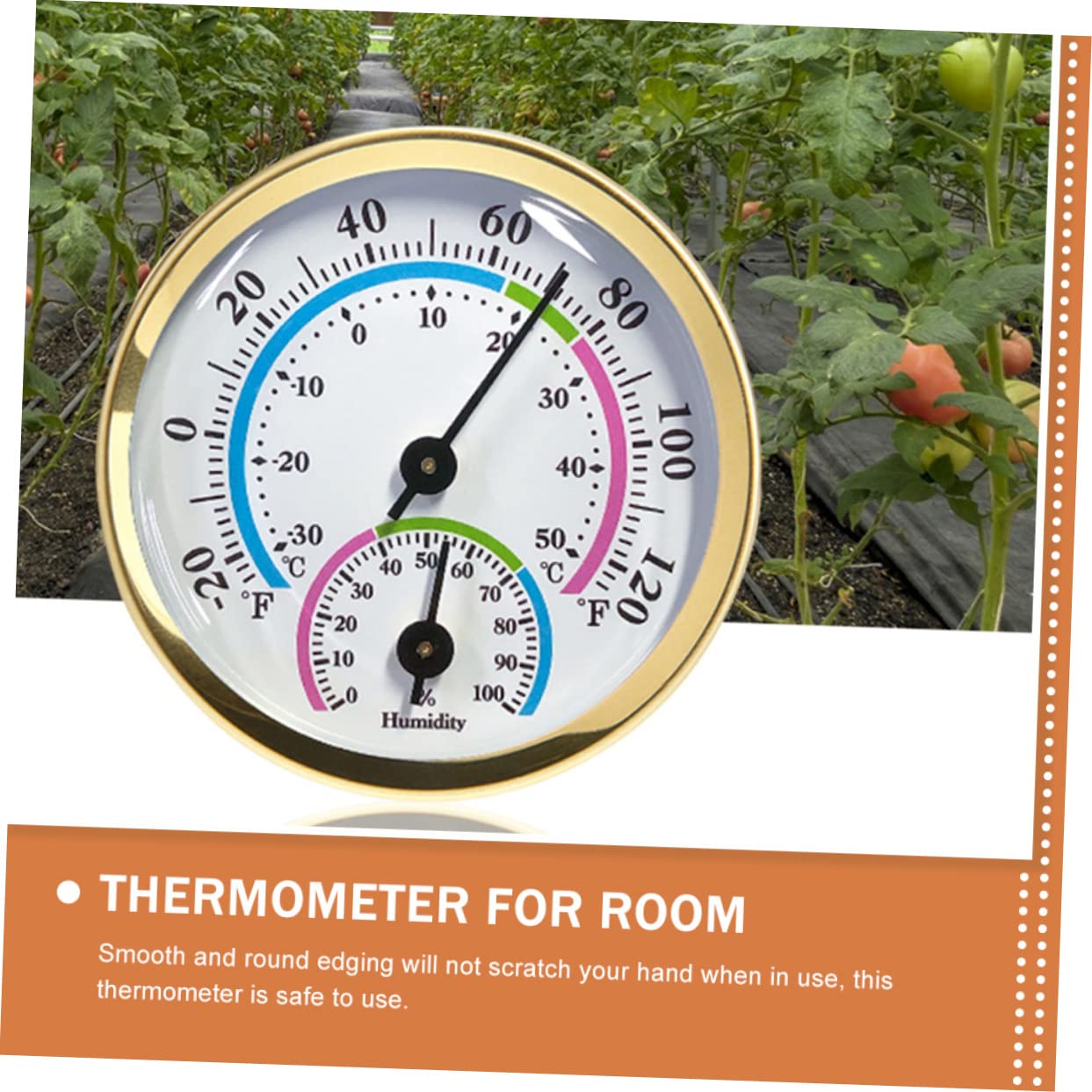 POPETPOP 5 Termometri Da Parete Per Interni Ed Esterni Senza Batteria Igrometro Per Sauna Patio Giardino