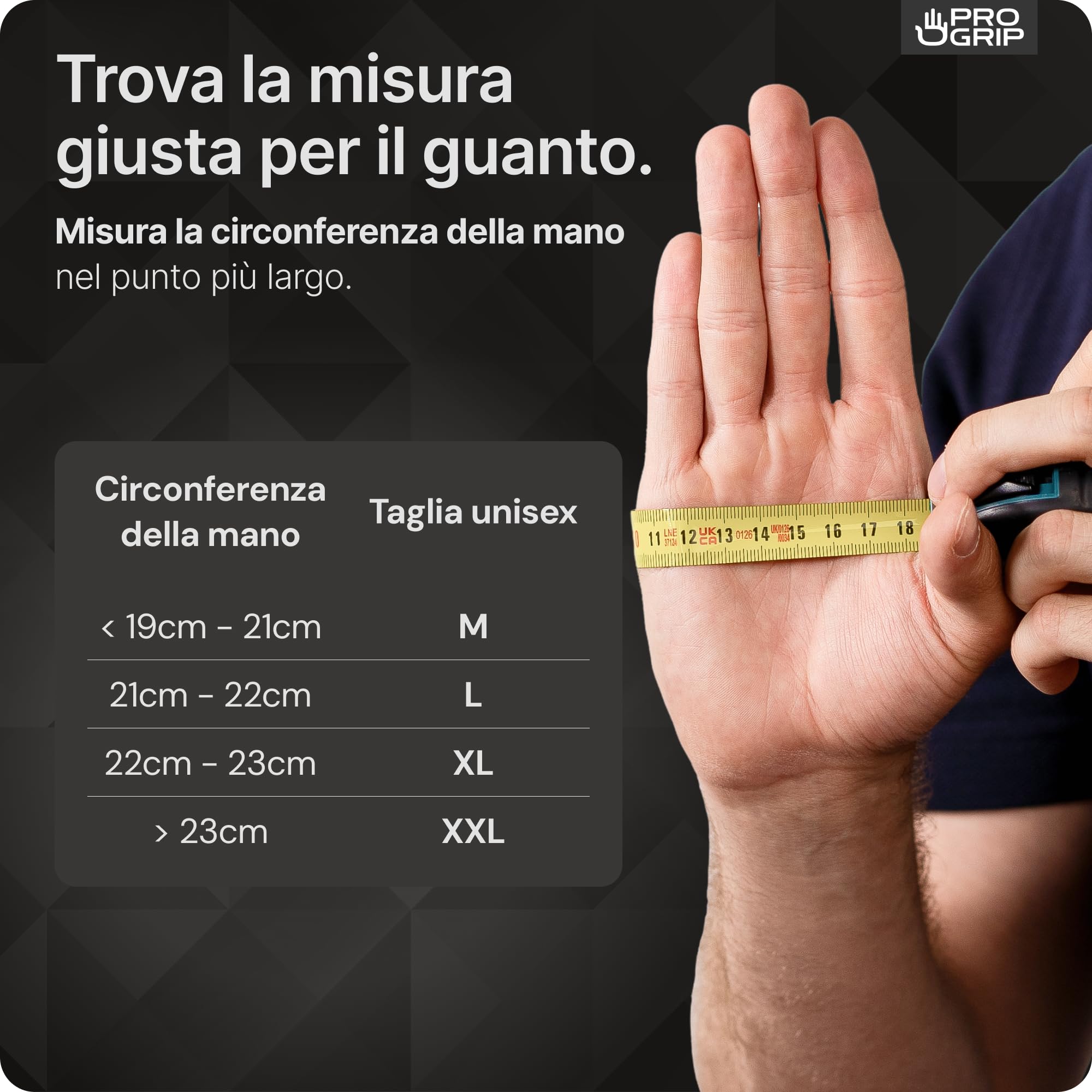 50x PROGRIP Guanti nitrile L Nero [Extra resistenti], Guanti monouso plastica, 2x più spessi, con finitura diamantata, Guanti in nitrile per industria e montaggio, guanti lavoro