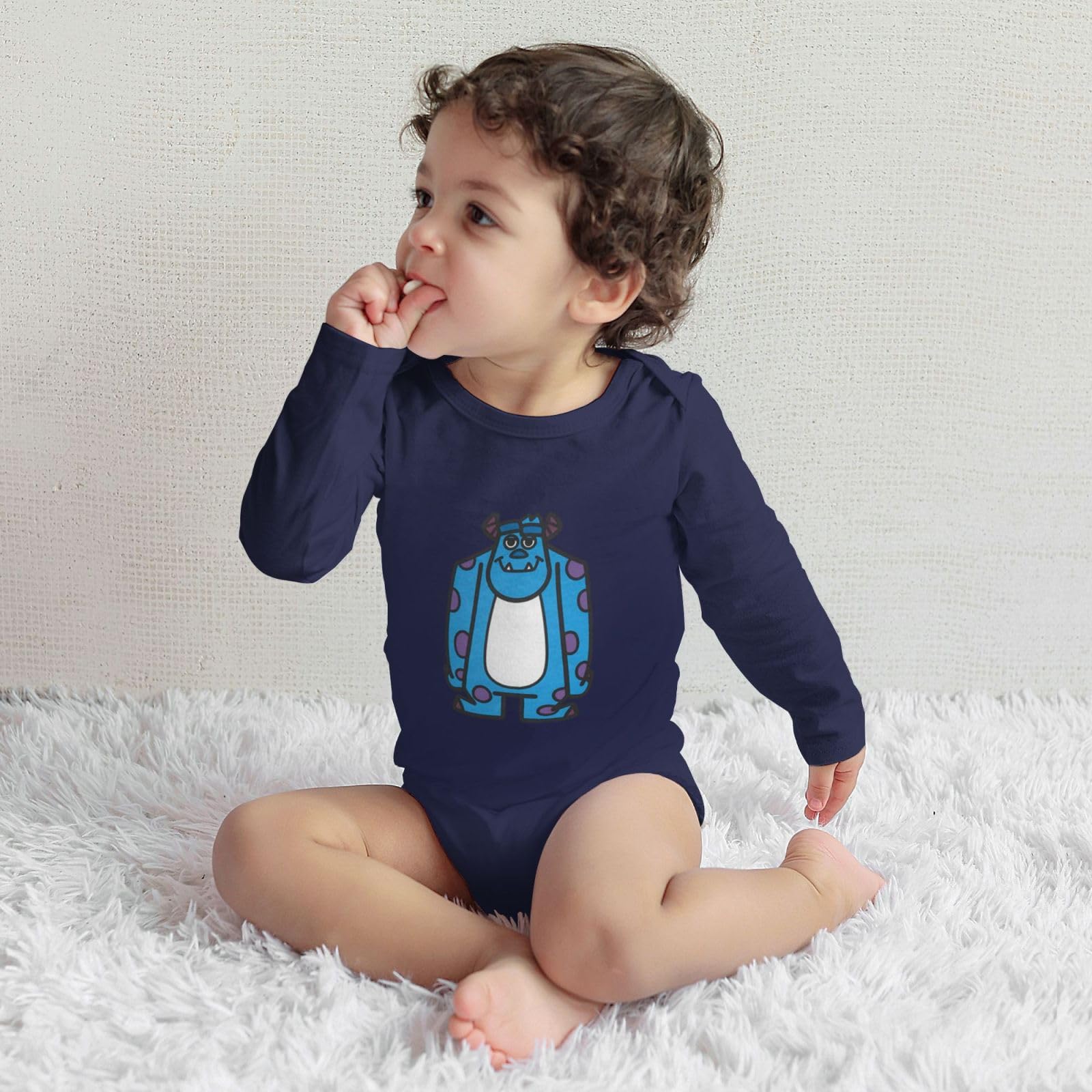 Amazon.co.jp: モンスターズ・インク ロンパース 長袖 赤ちゃん 肌着 
