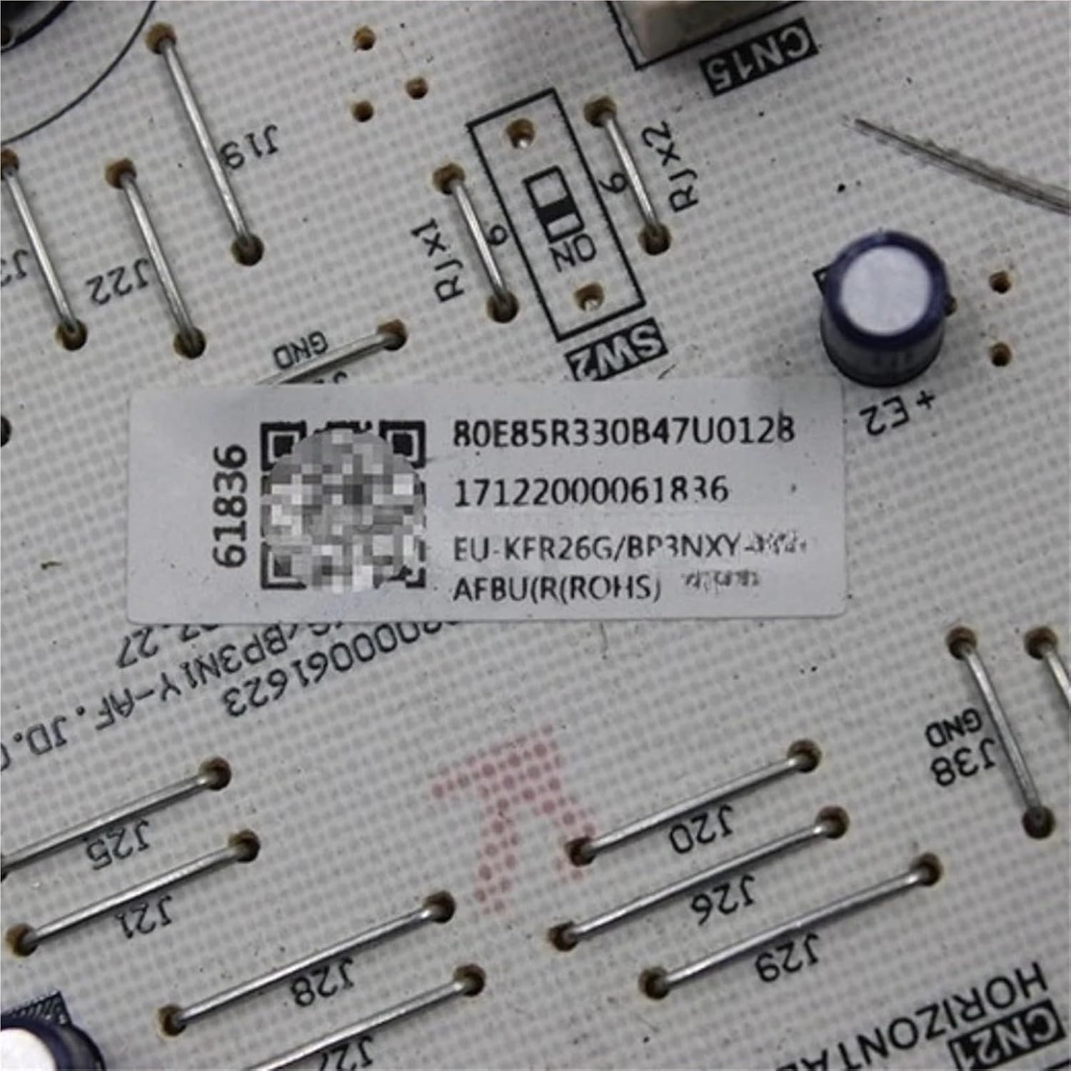 EU-KFR26G/BP3NXY-AFBU 17122000061836 PCB EU-KFR26G/BP3N1Y-AF 17122000061623 Indoor Unit Control Board for AirConditioner