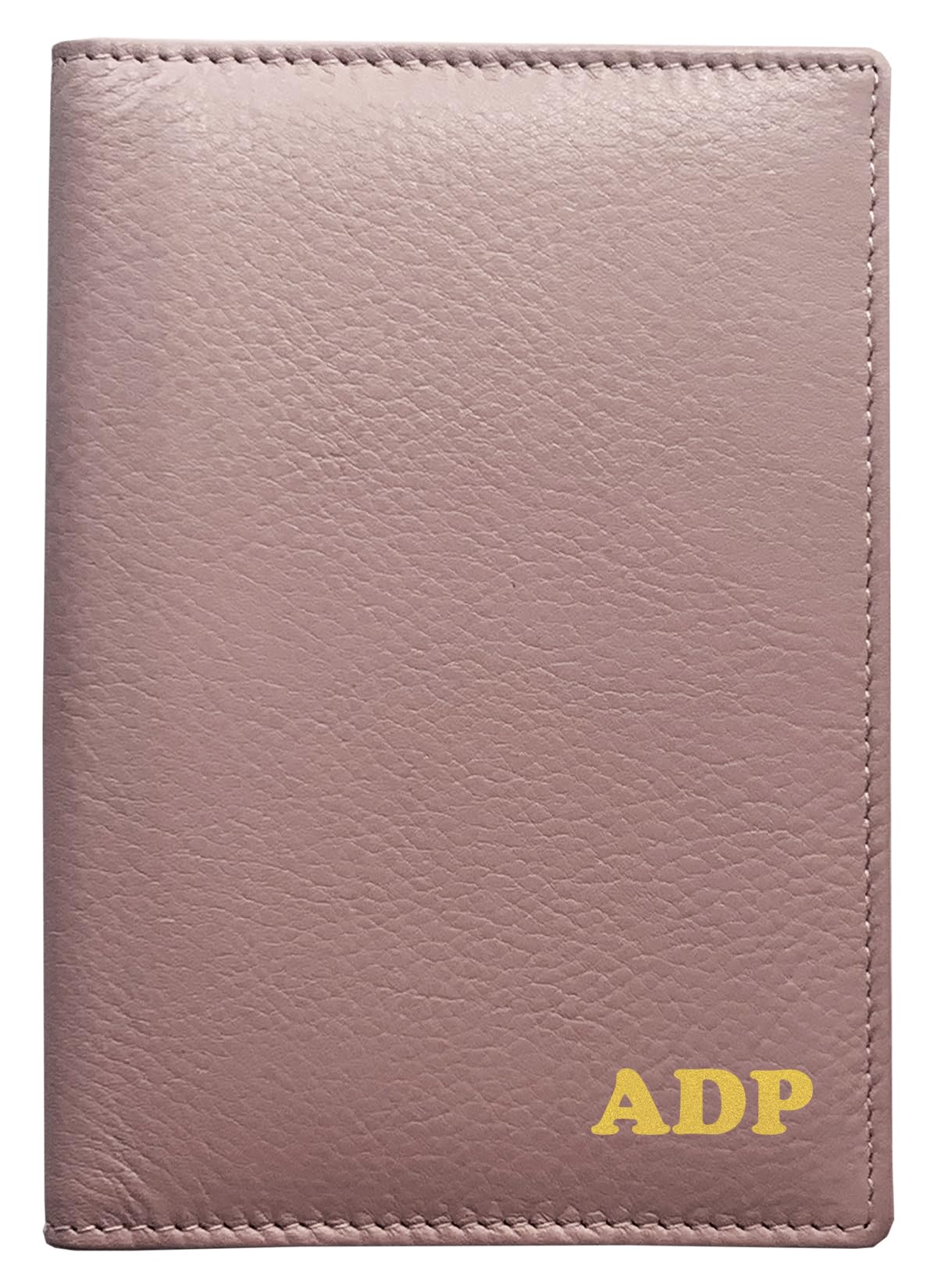 Personalized Monogrammed Blush Leather RFID Passport Wallet