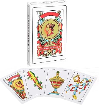 CDBXRA Original Spanish Cards Deck, Briscas Cards Puerto Rico