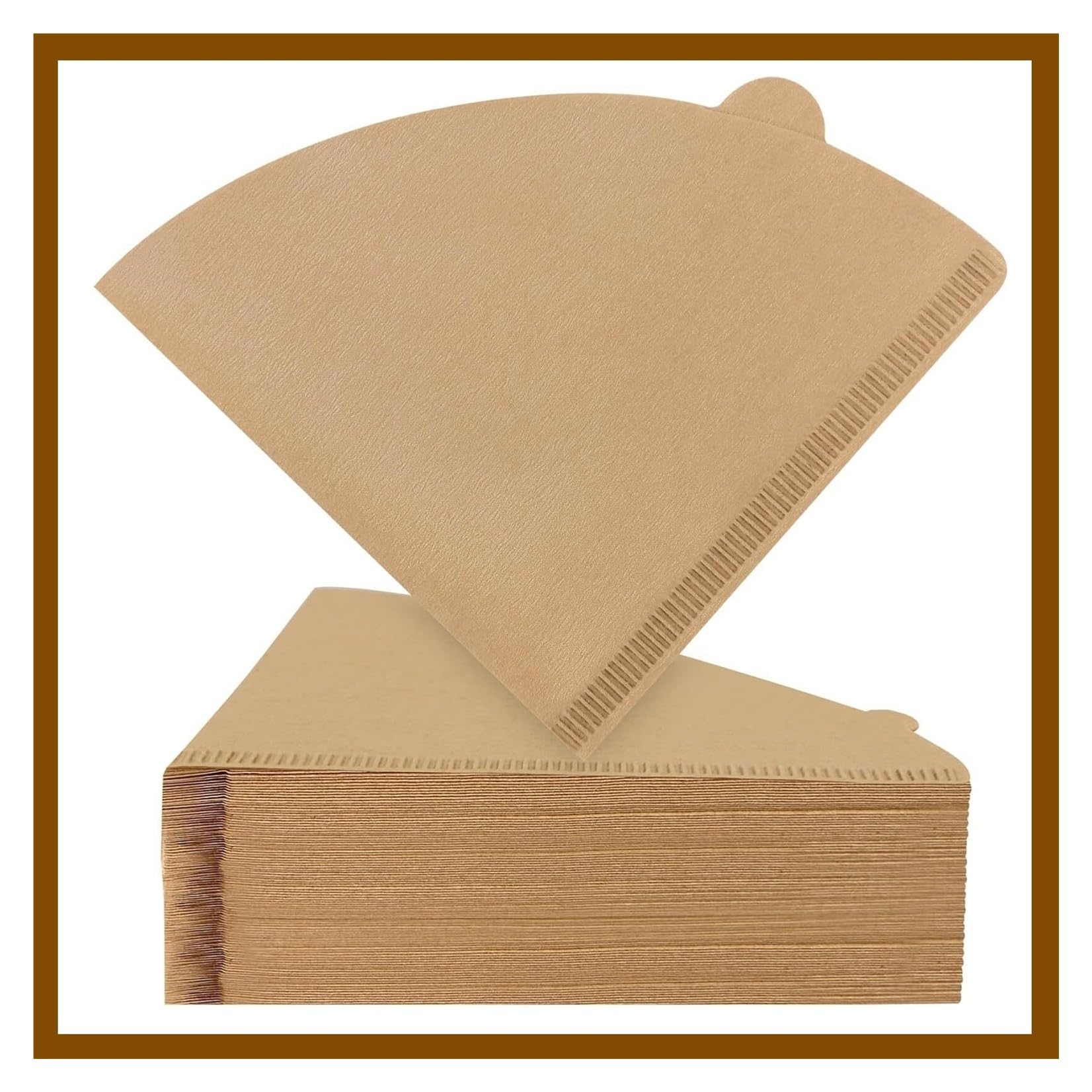 Filtros De Café De Cono, Filtros De Papel Desechables, 02 Filtros De Cono For Verter Y Gotear, Cafetera, Café Expreso Por Goteo