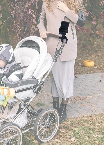 Miniatura 6 de Phone Holder with Clamp for Golf Cart Universal Phone Mount Holder for Bicycle, Wheelchair, Stroller Mic Stand Phone Holder