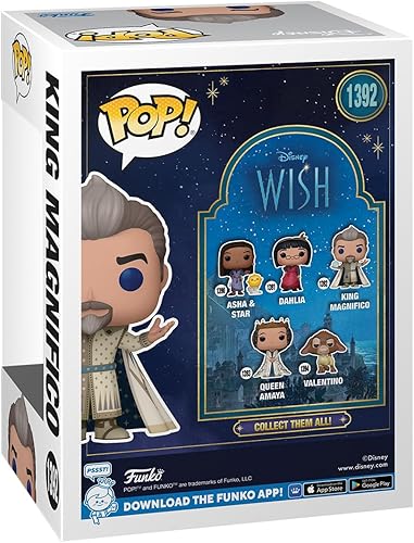Miniatura 3 de Funko ¡POP! Vinilo: Disney Wish - King Magnifico - Figura de vinilo coleccionable - Idea de regalo - Producto oficial - para niños y adultos - Fans