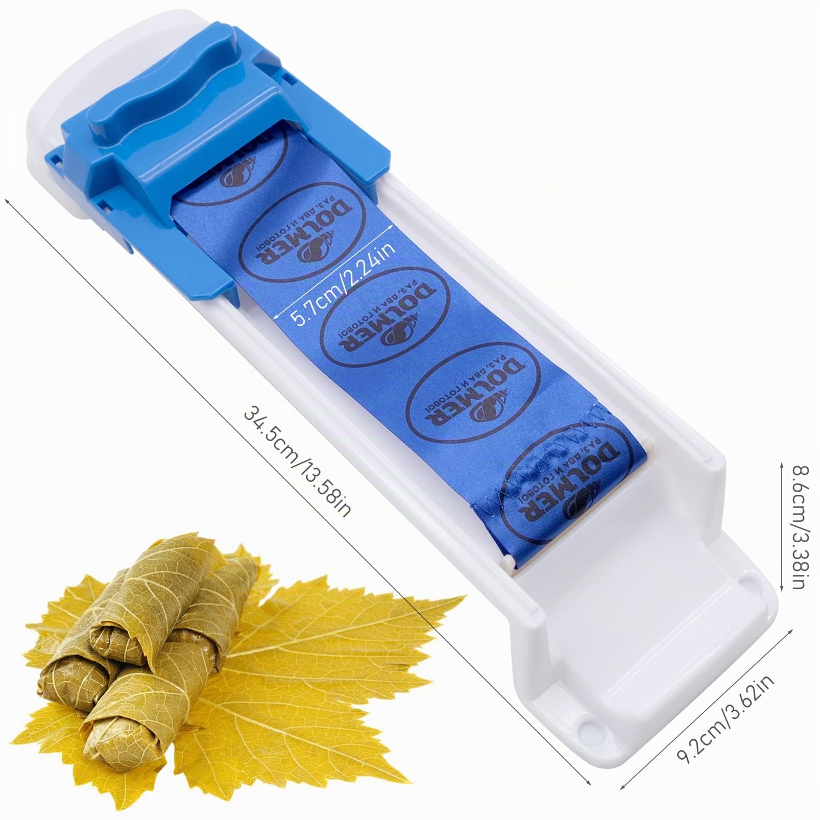 Foglie d'uva Rolling Machine Yaprak Sarma Maker Foglie di vite ripiene Strumento di rotolamento Foglie di cavolo Rullo di carne Macchina per involtini primavera Cucina Vite Foglia Rullo
