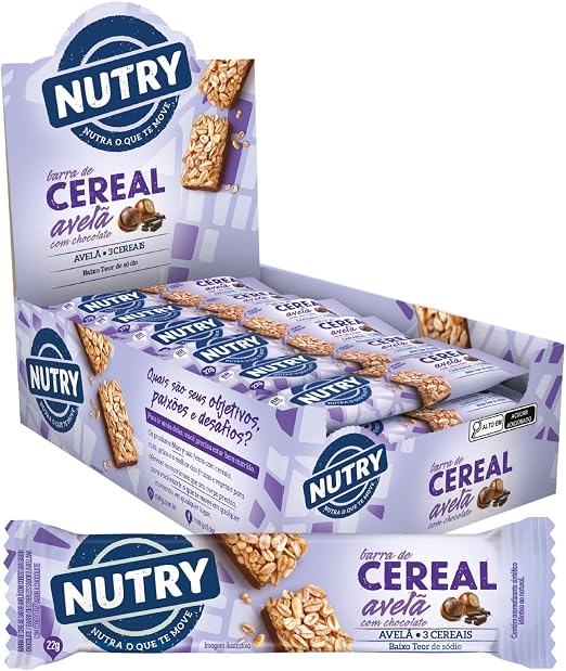 Nutry Barra de Cereais Avelã com Chocolate 22g com 24 Unidades

Por *R$34* 💵

🛒 Achado na Amazon
👉 https://amzn.to/4w