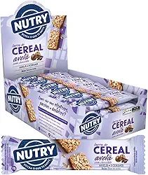 Barra de Cereal Avelã com Chocolate Nutry com 24 Unidades