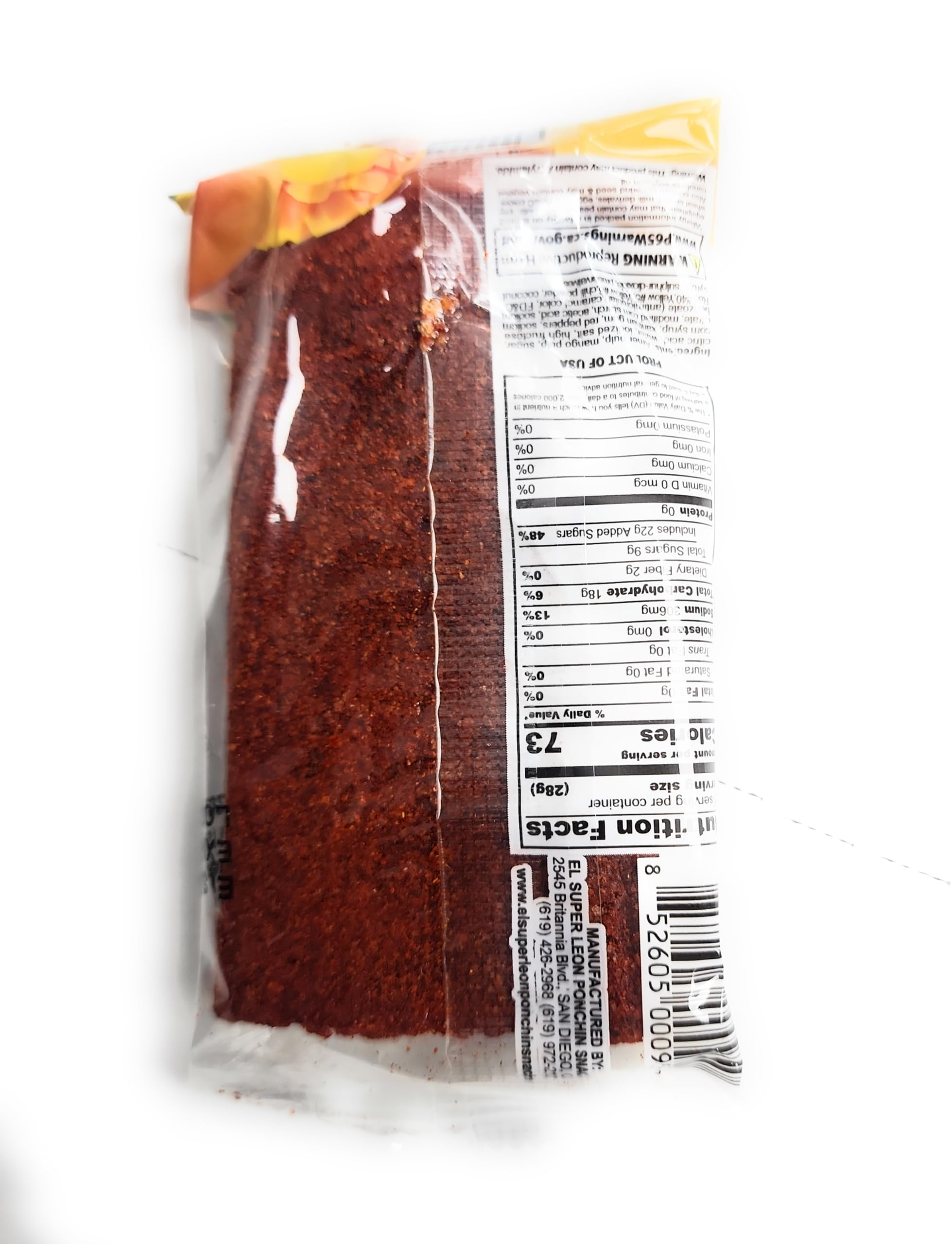 Amazon.com : El Super Leon Burrito De Mango 6pk : Fruit Flavored