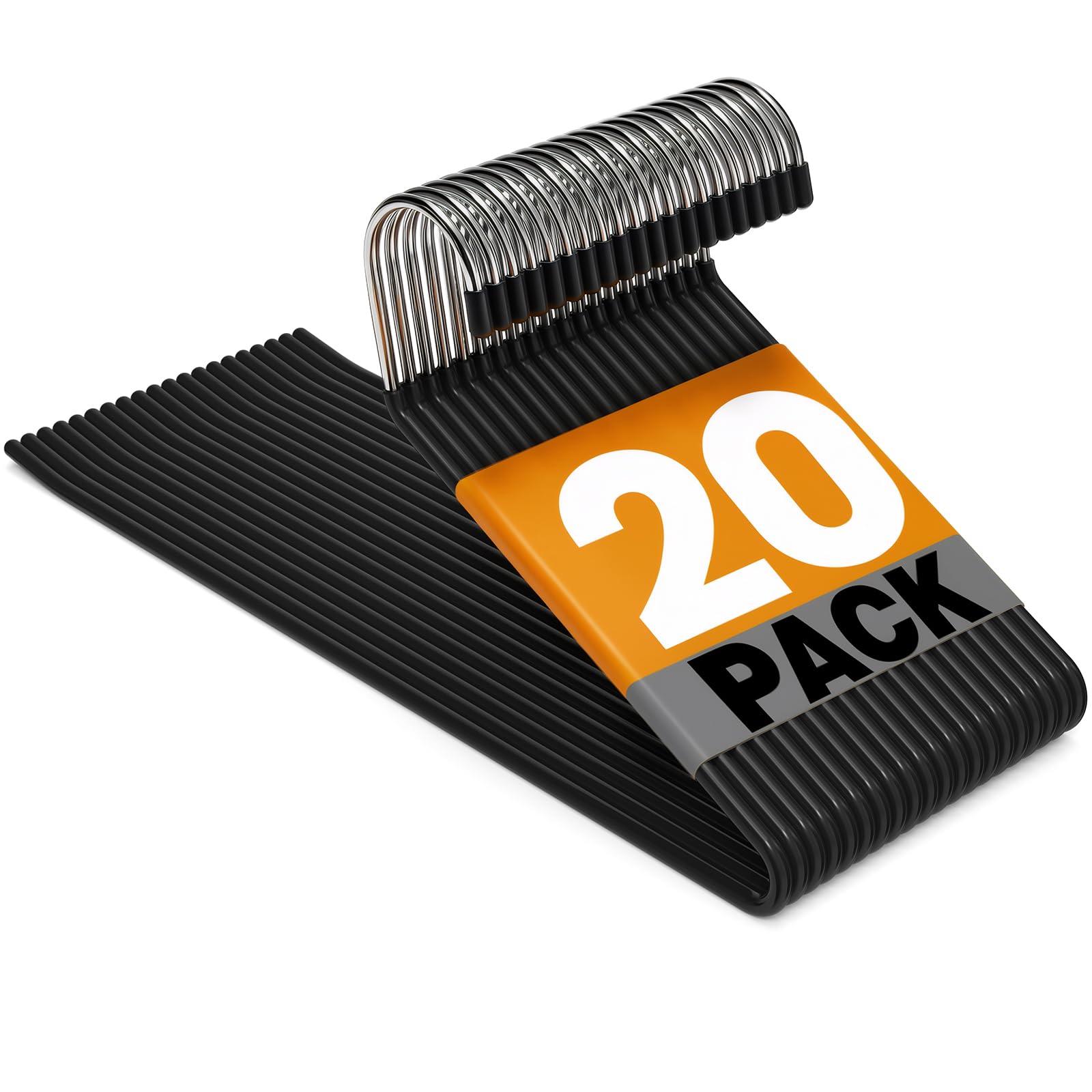 Photo 1 of Korpai 20-Pack Open-Ended Pants Hangers