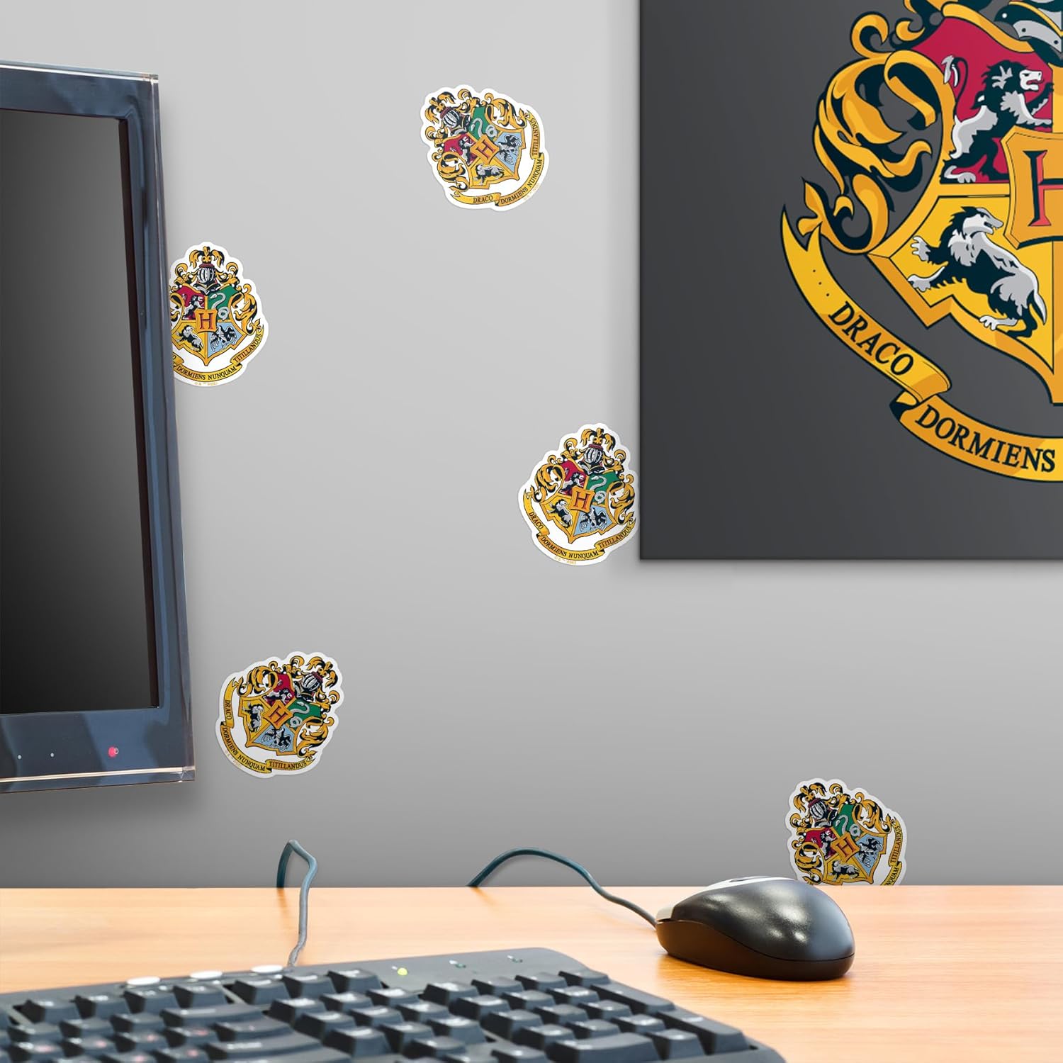Harry Potter Hogwarts Crest Theme 50ct Vinyl Decals – Emblem & Four House Shield Designs for Laptop, Water Bottle, Scrapbooking, Tablet, Indoor & Outdoor - Image 6