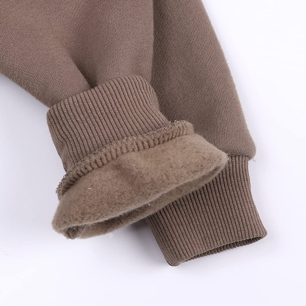 MYGBCPJS Youth - Set di 2 tute da jogging in pile con cappuccio + pantaloni della tuta, per ragazzi e ragazze, abbigliamento sportivo